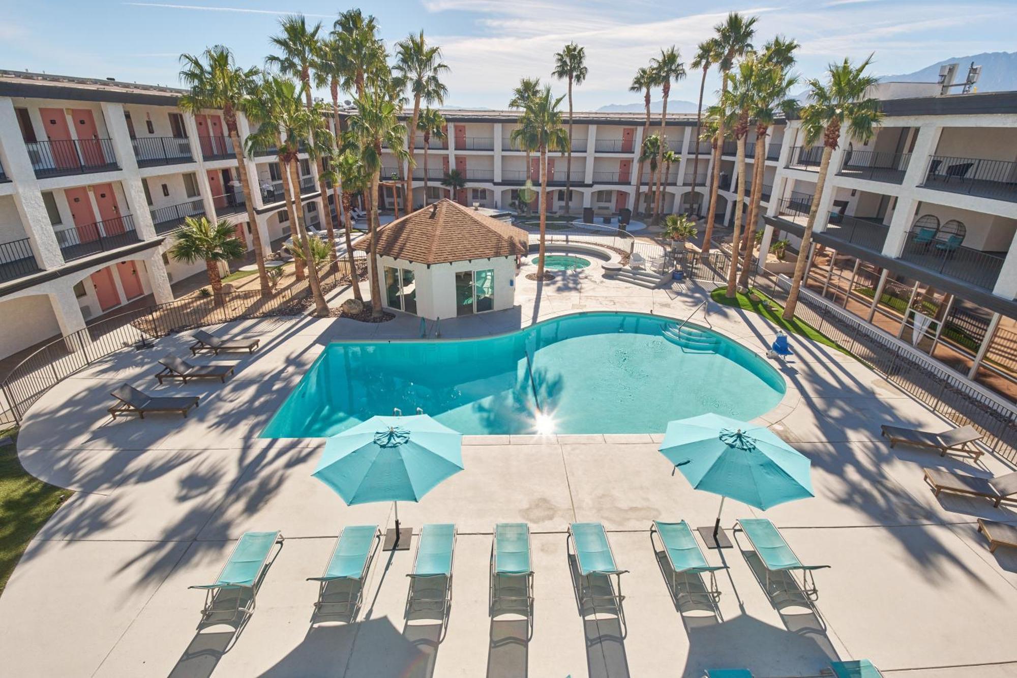 Aqua Soleil Hotel&Mineral Water Spa Desert Hot Springs Exterior foto